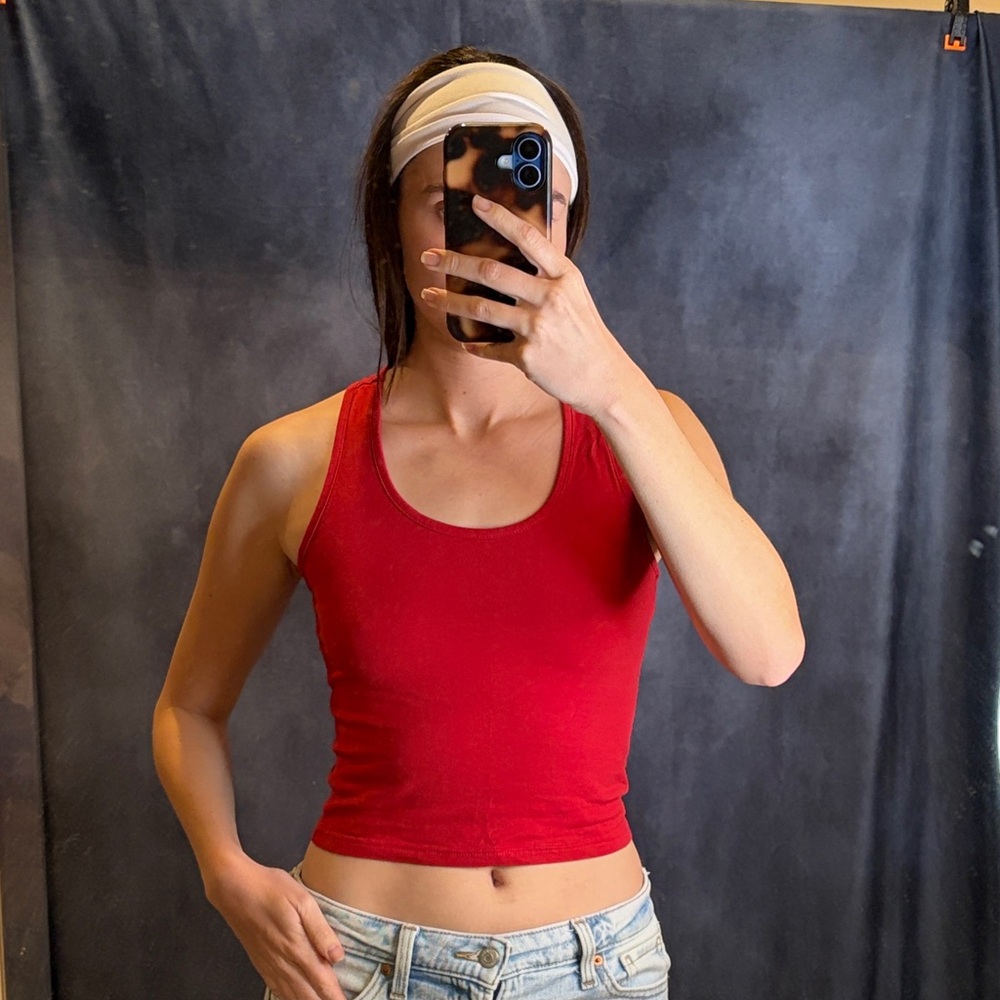 Red Women’s Crop Top